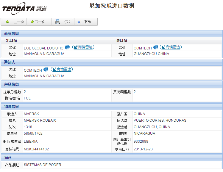 海关数据,进出口数据,进口数据,J9国际站 J9 ,贸易,尼加拉瓜